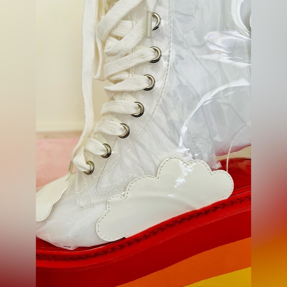 NIB Size 6 Dolls Kill Current Mood Happy Daze Platforms - Picture 8 of 16